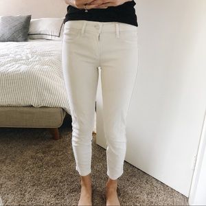Paige Capri White Jeans